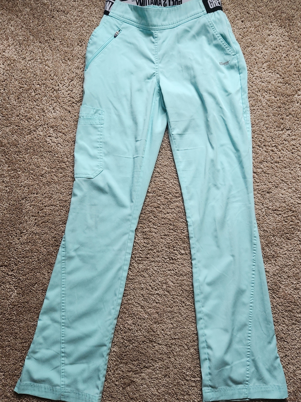 Grey's Anatomy Women's Aqua Flare Scrub Pants